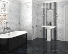 Black and Light Calacatta