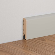 Плинтус напольный K-02 Серый шелк RAL 7044 Ликорн 2050х70х16 мдф окрашенный серый