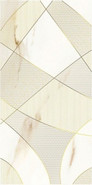 Декор Calacatta Royal Geometria Azori 31.5x63 матовый керамический