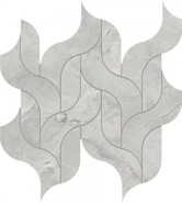 Мозаика Marvel Grey Cloud Mosaico Waterfall Lappato 30,5x27,7 керамогранит лаппатированная, серый AF8U
