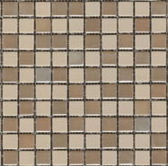 Мозаика Mixed № 831/421 (на сетке) 2.5x2.5 стекло 31.7x31.7