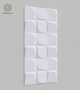 Стеновая декоративная панель Geometrium ECOGR0203W Alpine Walls под покраску 1200х600х25 мм