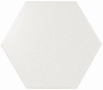 Настенная плитка Hexagon White Matt керамическая