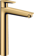 Смеситель Hansgrohe Talis E для раковины 240 мм с донным клапаном (золото)