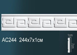 Молдинг AC244 (48) с рисунком Перфект полиуретан