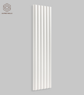 Стеновая декоративная панель LineArt ECO9741W Alpine Walls под покраску 2900х157х10 мм