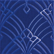 Декор Deco' Pervinka 20x20 Rilievo Petracer`s Grand Elegance Rubino глянцевая, рельефная (структурированная) керамический GER DERIL15