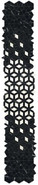 Декор Marvel Meraviglia Black Origin Diamond Lapp. 46.6х284.6 Atlas Concorde Italy керамогранит полированный AJQ8