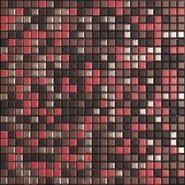 Мозаика Mix Standard Tribal Chic 2 керамика 30х30 см Appiani матовая чип 12х12 мм, бежевый, коричневый, красный XTRC 402