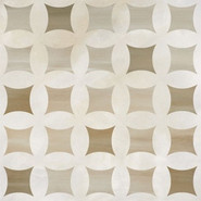 Декор Camelia 511 Decor Cappucino and Pearl White Serra 60х60 керамогранит лаппатированный (полуполированный) 1010620320400