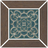 Декор ID154 Тровазо наборный коричневый светлый матовый 13x13 Kerama Marazzi керамогранит