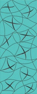Декор Azori Vela Tiffani Stella 20,1х50,5, глянцевая керамический