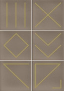 Настенная плитка Vives Hanami Nagano Nuez 23x33.5 керамическая