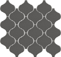 Мозаика KAR4-3M керамика 24.6x28 см матовая чип 74x78 мм, серый