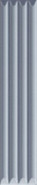 Настенная плитка Up Cannettato Blue Glossy 5х25 La Fabbrica глянцевая, рельефная (структурированная) керамическая 192137