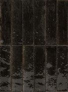 Керамогранит M6RP Lume Black 6х24 р064762 Marazzi Italy полированный универсальный