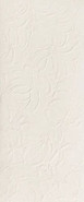 Настенная плитка 3D Wall Plaster Bloom White 50x120 Atlas Concorde Italy матовая керамическая AHQV