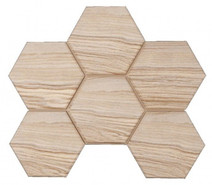 Мозаика SI03 Hexagon 25x28,5x10 неполированная керамогранит