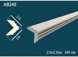 Перфект Карниз потолочный гладкий AB245