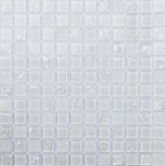 Мозаика White Crush 2.3x2.3 стеклянная 30x30