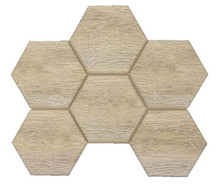 Мозаика SI01 Hexagon 25x28,5x10 неполированная керамогранит