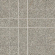 Мозаика Boost Mineral Grey Mosaico 30х30 керамогранит матовая, серый AIGU