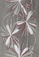 Декор Sonnet Grey Flower Azori 20.1х50.5 матовый керамический 587902001