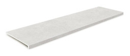 Ступень фронтальная Cements Snow Peldano Recto 33х120 керамогранит матовая