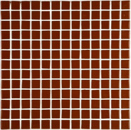 Мозаика Ezarri 2531-B стекло 31.3х49.5 см глянцевая чип 25х25 мм, бордовый