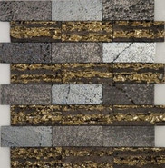 Мозаика Lava Stripe каменная 30x32