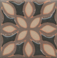 Вставка OS/C175/21052 Анвер 9 Коричневый 4.85x4.85 Kerama Marazzi глянцевая керамическая
