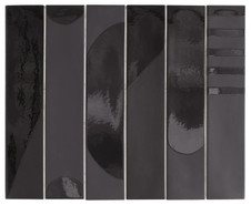 Декор Wadi Decor Noir 6х30 Equipe керамогранит глянцевый, матовый УТ-00029620