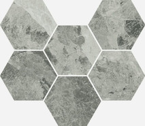 Декор Charme Extra Silver Mosaico Hexagon керамогранит