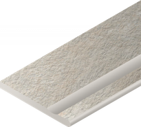 Керамогранит Magma Ice Bordo 30x60 Svasato Round Dx Italon x2 структурированный бортик закругленный с выемкой правый 620090001349