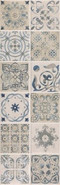 Настенная плитка Mosaico Antique Grey -ректификат/ белая глина 30x90 матовая керамическая