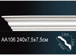 Перфект Карниз потолочный с рисунком AA106F
