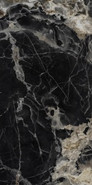 Керамогранит Dark Onyx Black PL 6 mm 120x260 Rak Ceramics Maximus полированный универсальный A62GDKOX-BLK.N0X6P