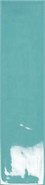 Настенная плитка Maiolica Gloss Aquamarine 7,5х30 глянцевая керамическая