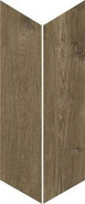 Керамогранит Marrone Chevron 11x54 Marazzi Ragno Ossimori матовый напольная плитка R9ST