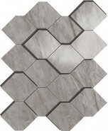 Декор Marvel Bardiglio Grey Mosaico Esagono 3D керамогранит