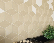 Мозаика Rockstone Beige Mozaika Cięta Mix 20,4x23,8 керамогранит матовая, бежевый 5900144089501