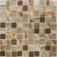 Мозаика Titan Bronze 30x30 стекло/металл 31.8x31.8