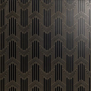 Декор Geometria Ottone Su Nero Matt Petracer`s 60x60 керамогранит глазурованный, матовый S GEOMETRIA 22-20