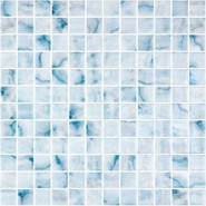 Мозаика Pietra Maureen 31,1х31,1 стекло глянцевая, голубой УТ-00026174