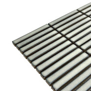 Мозаика Marble Mosaic Kit-Kat Cloud керамика 28.2х29.4 см полированная чип 12x92 мм, серый