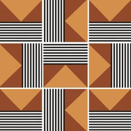 Керамогранит Bauhome Strich Warm 20x20 Equipe матовый универсальный 27685