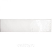 Настенная плитка Tivoli White 10x40 глянцевая керамическая