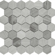 Мозаика SHG11488P камень 30x30.5 см полированная чип 48x48 мм, серый