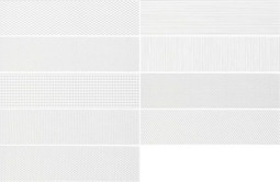 Декор Gradient Decor White Matt (109161) 7,5х30 Wow матовый керамический