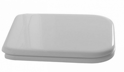Крышка-сиденье Kerasan Waldorf 418801bi/cr с микролифтом, белый, петли хром